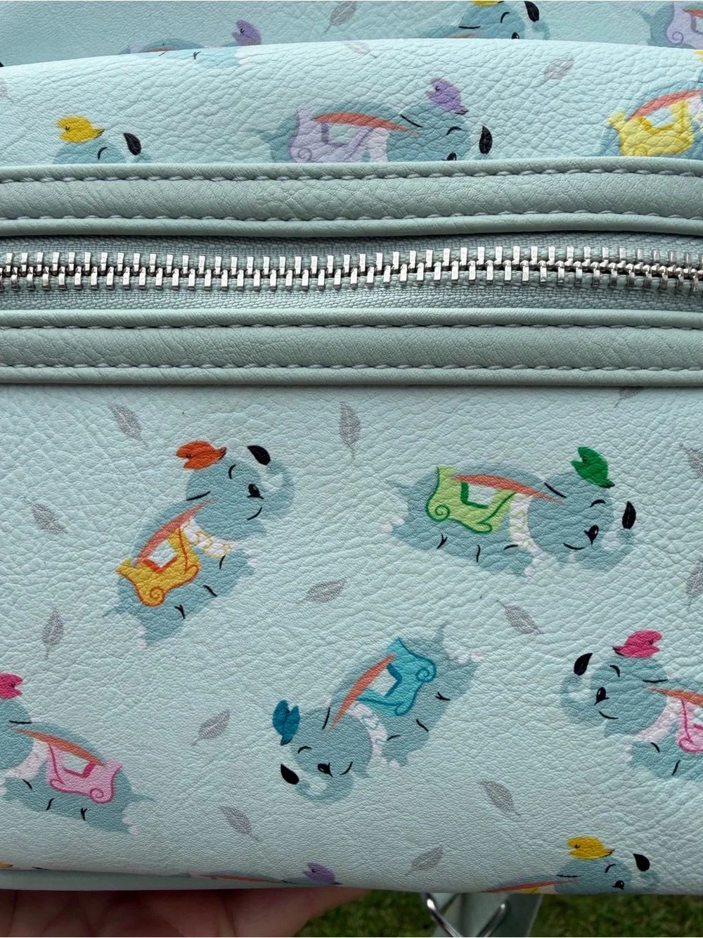 Disney Parks Loungefly Dumbo Hard Tag Mini Backpack Blue Preowned